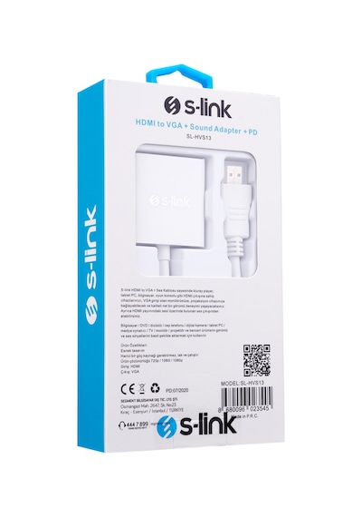 S-link Sl-hvs13 Hdmi To Vga+audio+pd Çevirici 1923