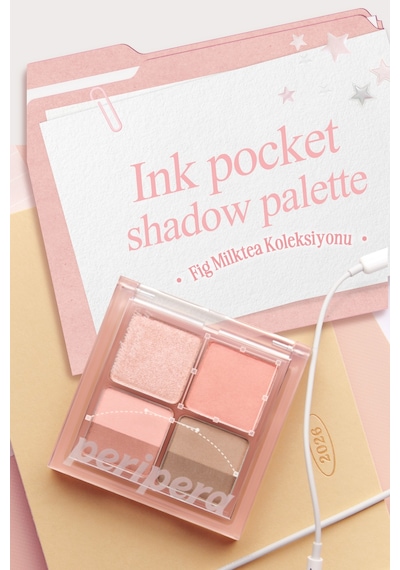 Işıltılı, Mat Tonlarda 4lü Far Paleti Perıpera Ink Pocket Shadow Palette 13 Aegyosal Should I