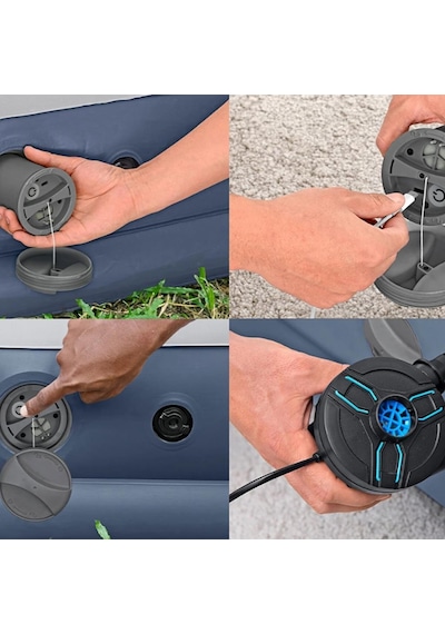 Bestway Çift Kişilik Ent. Pompalı Ytk 6716t 4421 Gri