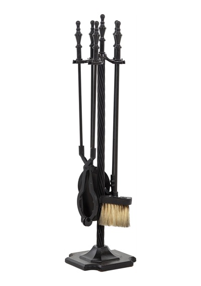 Classıc Black Şömine Aksesuar Seti 80cm