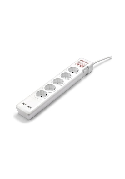 Salicru Usb'li Akım Korumalı Priz 5' Li 1.5 M