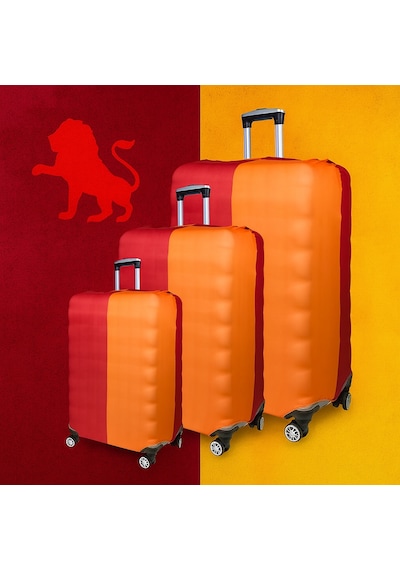 Bagacar Büyük Orta Kabin Boy İçin 3 Lü Valiz Kılıfı Galatasaray