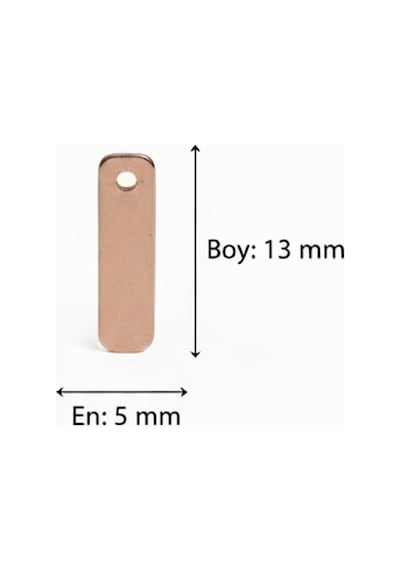 Bakır 13 X 5 Mm Dantel Oya Yazma Halhal Abiye Lazer Kesim Pul 100 Adet