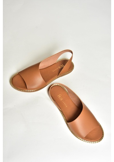 Fox Shoes U876860609 Taba Kadın Sandalet Taba