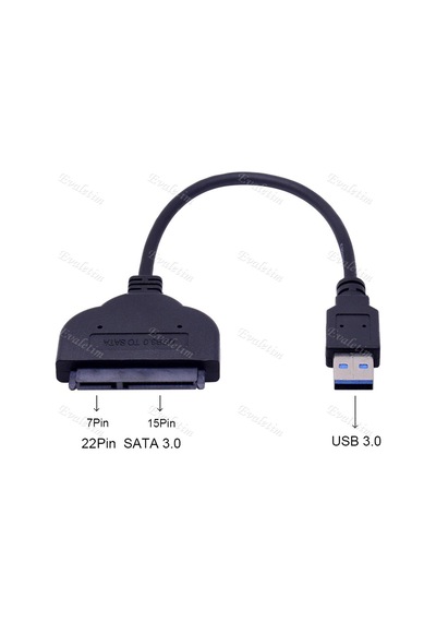 Usb 3.0 2.5 Inç Sata 4591A Hdd Hard Disk Kablosu Kutusu Veri