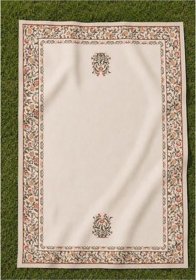 Tarzını Seç Gizli Bahçe Desenli Leke Tutmaz Masa Örtüsü 155 X 180 Cm Çok Renkli