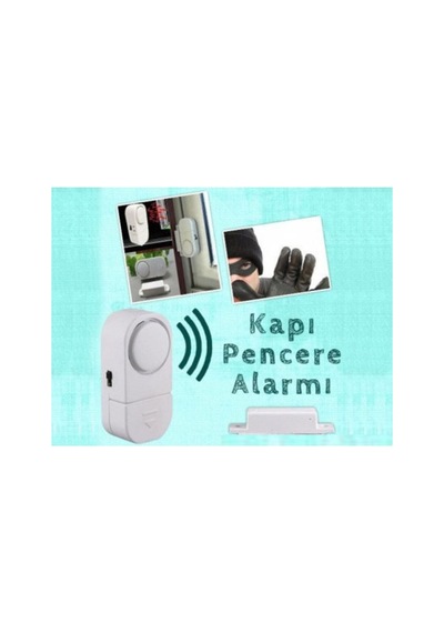Kapı Pencere Alarmı Cam Ve Kapı İçin Güvenlik Sensörü Yangın Güvenliği Yangın Tüpü