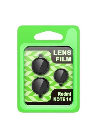 Xiaomi Note 14 5g Raze Metal Kamera Lens - Siyah Belirtilmemiş