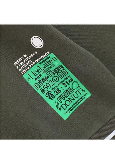 Wanex Erkek Çocuk Uzun Kol Kalın Sweatshirt - 15534 Haki