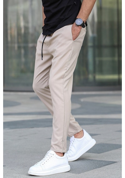 Madmext Bej Jogger Pantolon 4242-bej Bej