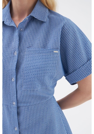 LOFT Regular Fit Kadın Elbise Lf2031550 Q1.v1 Mavi LOFT Regular Fit Kadın Elbise Lf2031550 Q1.v1 Mavi