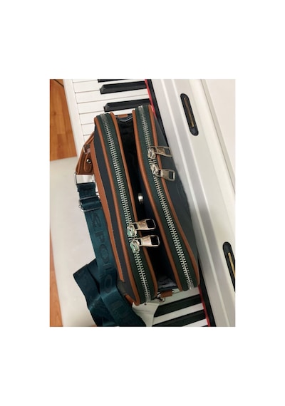 Just Polo Premium Askılı Çantası Çapraz Askılı Günlük Çanta Şık El Ve Askılı Çantası Yeşiltaba