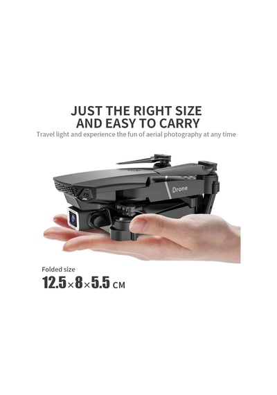 998 Pro Drone Uzaktan Kumandalı Kameralı Quadcopter Katlanabilir Mini Işıklı Drone