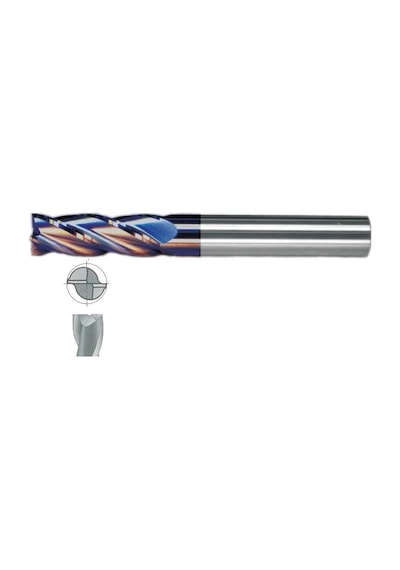 Fett 18x75 Mastercut Uzun Sert Metal 2 Ağızlı Tıaln Karbür Parmak Frezesi