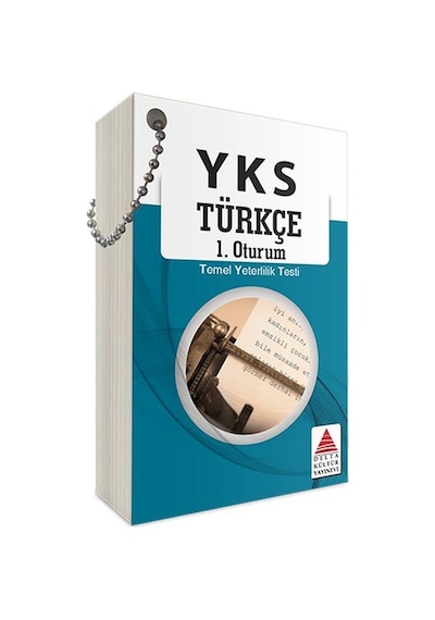 Delta Kültür Yks 1. Oturum Türkçe Kartları  Tyt