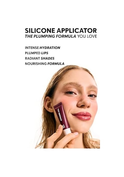 Nemlendirici Parlatıcı 3in1 Lip Balm, Dudak Bakım, Black Cherry Bordo, Hyaluronik Asit Seramid