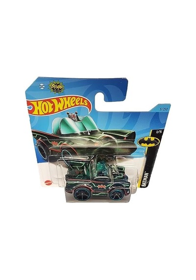 - Klasik Tv Dizisi Batmobile - Batman 1/5 - Hkj72 - Kısa Kart - Dc - Mattel 2023