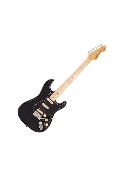 Vintage V6h Reissued Elektro Gitar - Boulevard Black