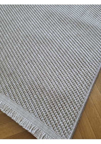 Elvey Home Lara Bej Sisal İskandinav Extra Yumuşak Özel Kesim Kolay Temizlenen Salon Koridor Mutfak Halısı 03-bej