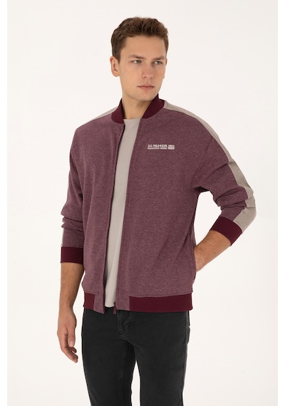 U.s. Polo Assn. Erkek Plum Hırka Örme 50315820-vr177 New Plum
