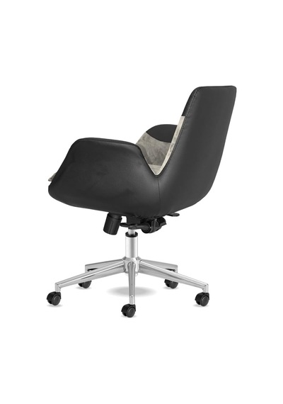 Storm Ofis Sandalyesi Krom Ayaklı Ergonomik Çalışma Koltuğu Dayanıklı Kumaş Krem Diğer