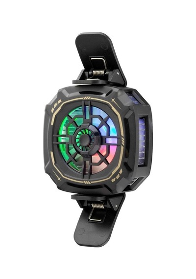 Telefon Buz Soğutucu Fan Mıknatıs Ve Klips Rgb Siyah Hdx4381