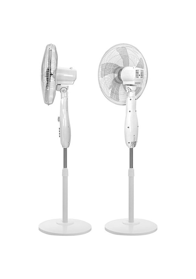 Everest Fapazaryeri Cool Air 16 50 Watt 5 Pervaneli 3 Kademe 1200rpm Zaman Ayarlı Vantilatör - Beyaz Diğer