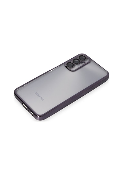 Samsung Galaxy A05s Uyumlu Kılıf Lensli Silikon - Mor