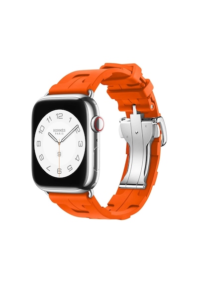 Apple Uyumlu  Watch 10 Serisi 46mm Spor Görünümlü Redclick Krd94 Silikon Kordon