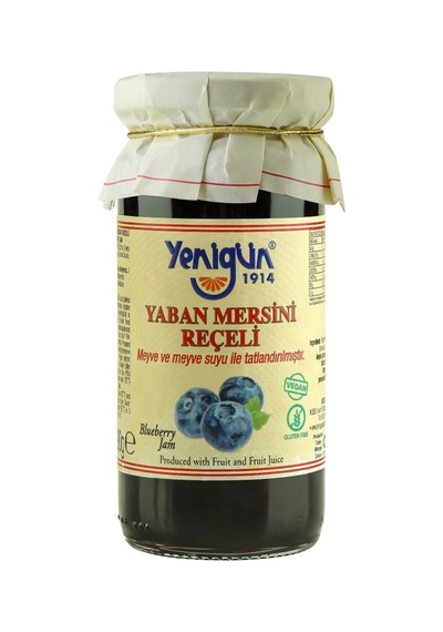 4 Adet Yenigün Şeker İlavesiz Yaban Mersini Reçeli 290g