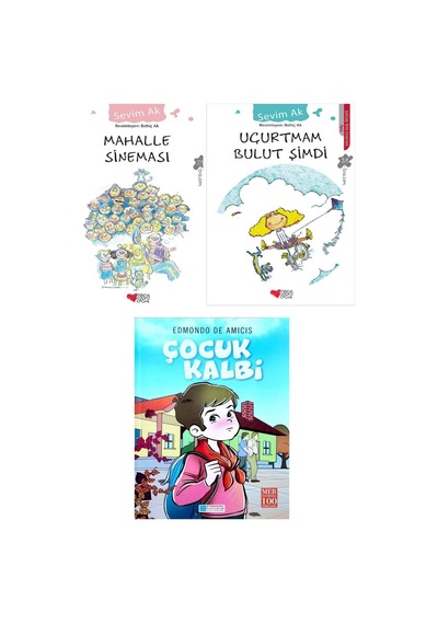 Evrensel Çocuk Kalbi - Sevim Ak Kitapları Mahalle Sineması - Uçurtmam Bulut Şimdi 3 Kitap