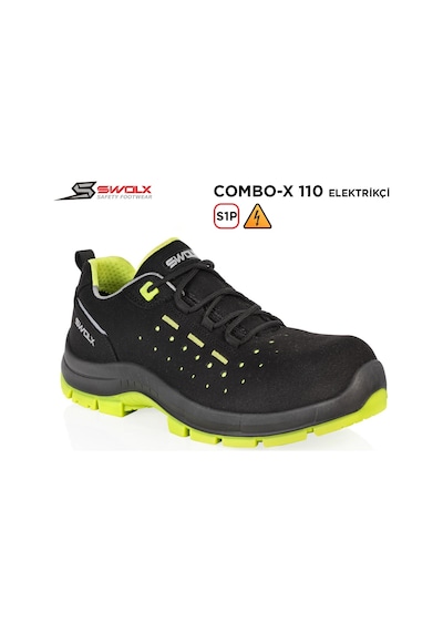 Swolx İş Ayakkabısı - Combo-x 110 S1p Elektrikçi Siyah