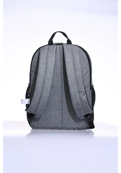 Gap Çok Gözlü Unisex Okul Günlük Sırt Çantası Gri Melanj 03439