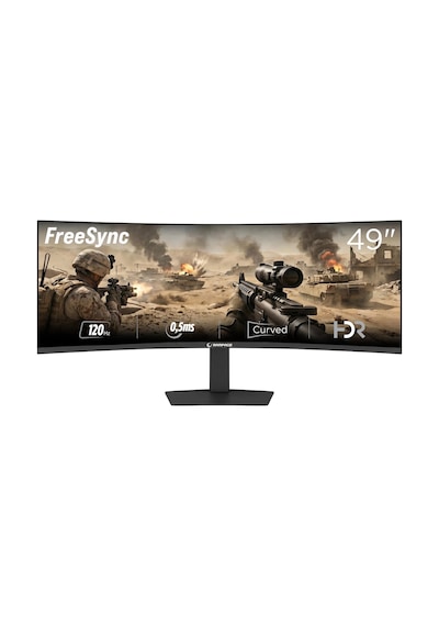 Rampage Tıtan Tt49c120q 49 120hz 0,5ms Fast Va Hdr Freesync 5120 1440 Rgb Pc Curved Oyuncu Monitörü