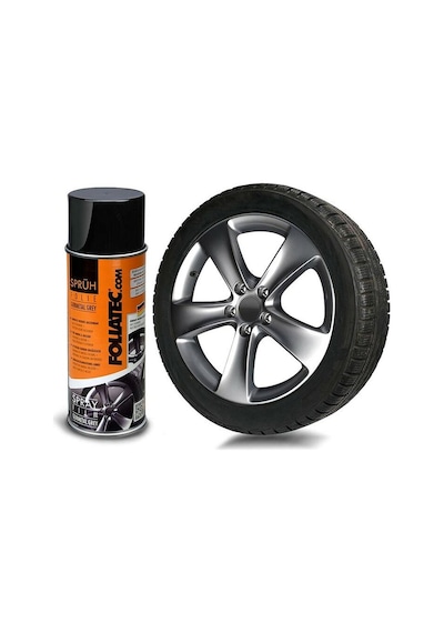 Foliatec Jant Metal Sprey Folyo Yüzey Kaplama Seti 2x400ml. Tunç Metalik Gri Mat