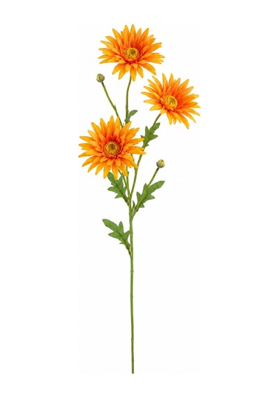 Yapay Turuncu Papatya 60 Cm