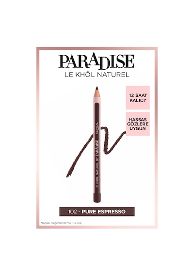L'Oreal Paris Paradise Le Khol Göz Kalemi 102 Pure Espresso