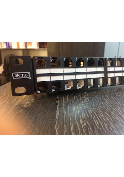 Digitus Dn-91424 48 Port Boş Patch Panel Zırhlı Keystone Jack Ta