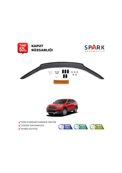 Honda Cr-v 2013-2018 Yıl Aralığı Uyumlu Kaput Rüzgarlık 3mm