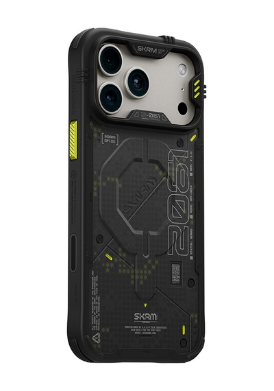 Apple Uyumlu iPhone 18 Pro Uyumlu Kılıf M-safe Şarj Özellikli Airbag Tasarımlı Skinarma Vigor Xe Kapak Gri