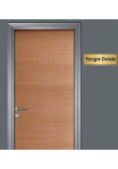 10X20 Cm Yangın Dolabı Yazılı Metal Yönlendirme Levhası