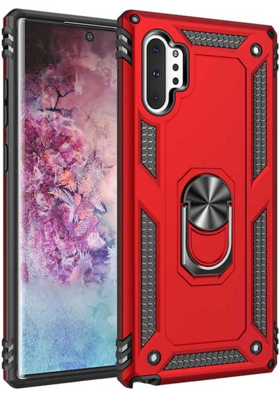 Galaxy Note 10 Plus Kılıf Zore Vega Kapak Kırmızı