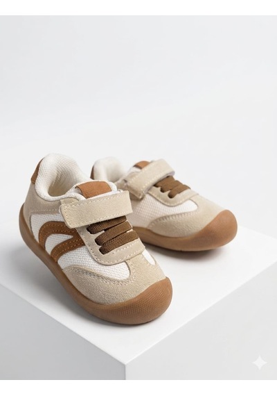 Mcdark Çocuk Unisex İlk Adım Sneaker Ayakkabı-bej