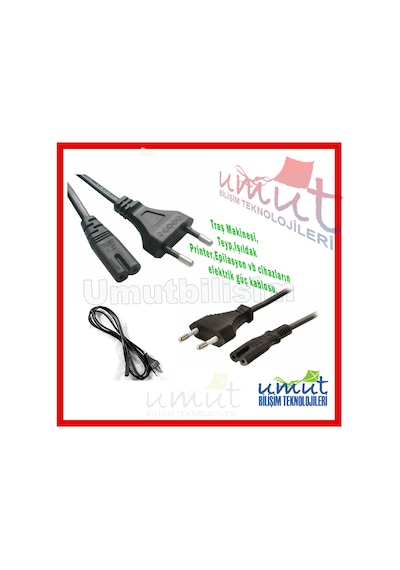 Yazıcı Printer Güç Elektrik Kablosu Canon HP Lexmark Dell Brother
