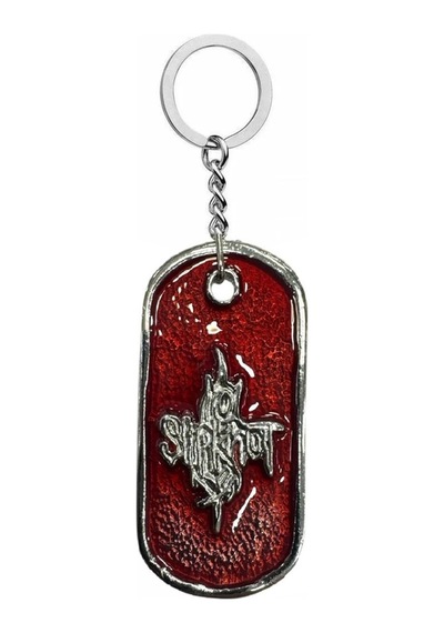 Slipknot Kırmızı Metal Anahtarlık Heavy Metal & Rock Unisex Aksesuar