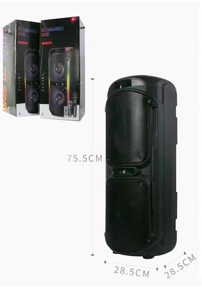 Torima Kts-1929 Taşınabilir Rgb Ledli Bluetooth Hoparlör Usb-tf Siyah