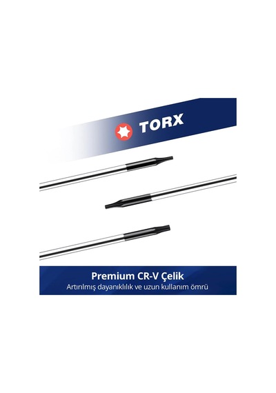 Wp200531 Hassas Tornavida Seti, 12 Parça, Cr-v Çelik, Torx, Magnetize Aparatlı, Elektronik Onarım