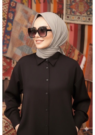 Bambu Kraş Eşarp Tesettür Giyim, Hafif, Rahat, Şık, Yüksek Kalite, Hijab, Scarf, Shawl Taş Rengi