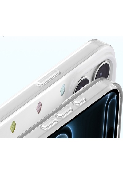 İphone 18 Pro Max Uyumlu Kılıf M-safe Şarj Özellikli Zore Paris Axen Sert Pc Kapak Beyaz