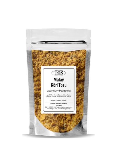 Tos The Organic Spices Malay Köri Tozu Karışımı 250 G
